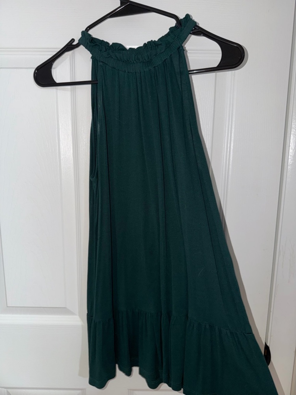 LOFT Sleeveless Ruffled Halter Tunic